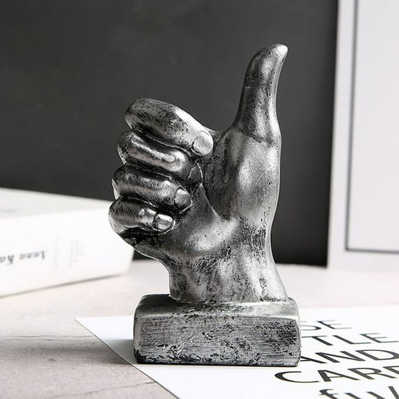 Kiplyki Gesture Finger Model Home Decoration Bar Model Room Desktop Decoration Resin Craft Gift Luxury