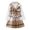 thumbnail image 1 of Kiplyki Kids Clothing Plaid Coat New Girls Fashion Casual Children's Two-piece, 1 of 6