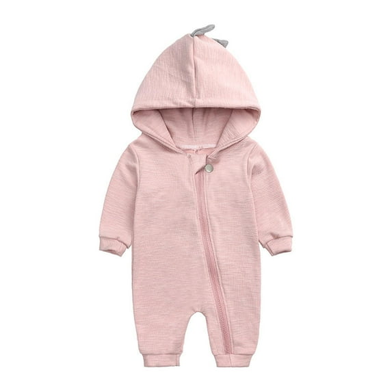 Kiplyki Kids Deals Pants Girl Boy Long Sleeved Dinosaur Hooded Jumpsuit Romper Suit