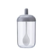 Kiplyki Kitchen Supplies Seasoning Bottle Salt Storage Box Spice Jar With Spoon