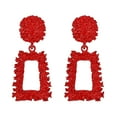 thumbnail image 1 of Kiplyki Ladies Fashion Hollow Geometric Trapezoidal Alloy Earrings Earrings, 1 of 5