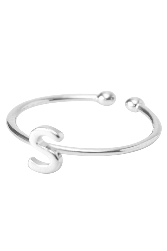 Letter Ring Alphabet Ring Name Ring Custom Initial Ring Love One Ring