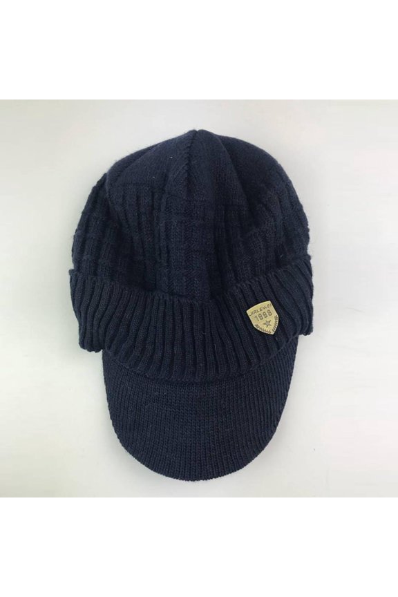 Men Warm Baggy Weave Crochet Winter Wool Knit Ski Beanie Caps Hat