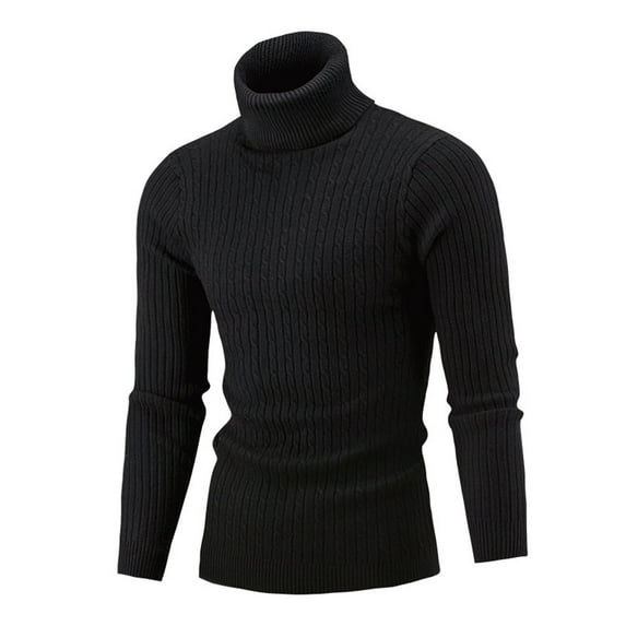 Kiplyki Men's New Arrivals Tops Winter Casual Long Sleeve Solid Color Pullover Sweaters Tops