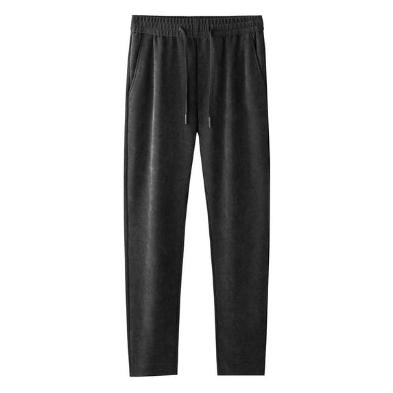 Kiplyki Mens Sports Pant Flash Casual Elastic Waist Trousers Have Pockets Fleecing Straight Barrel Sweatpants