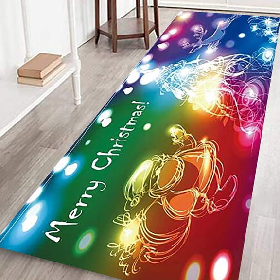 Kiplyki Merry Christmas Mats Merry Christmas Welcome Doormats Indoor Home Carpets Decor