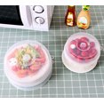 thumbnail image 1 of Kiplyki Microwave Cover for Food Easy Grip Microwave Splatter Cover Guard Lid with Steam Vent and BPA Free & 9.3 Inch, Dishwasher Safe (Medium, 1 Pack), 1 of 7