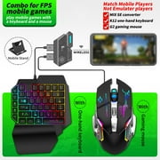 Kiplyki Mixse Chicken Eating Suit Bluetooth Mobile Game Keyboard Mouse Converter Android IOS Universal Automatic Gu-n Pressing Assistant