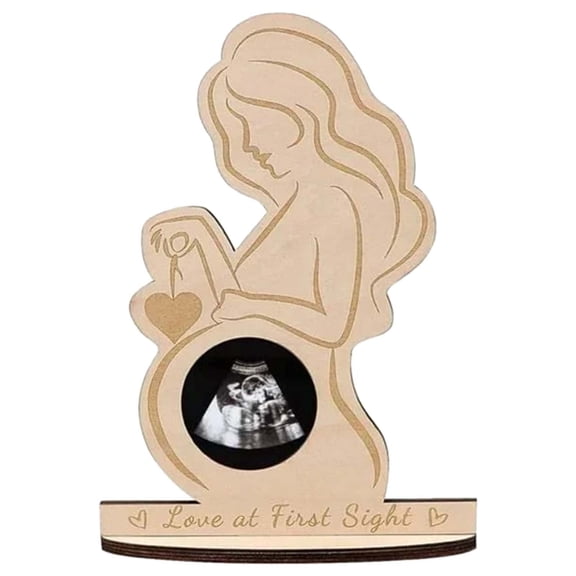 Kiplyki Mother's Day Baby Ultrasound Photo Frame Baby's Birthday Commemorative Sign For Ultrasound Testing And B-ultrasound Retention Pregnant Mother