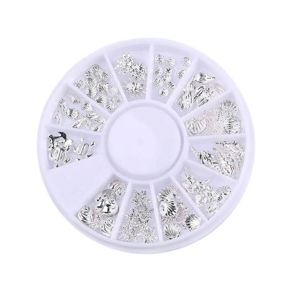 Kiplyki Nail Ornaments New Nail Stickers Nail Art DIY Decoration Metal Nail Stickers