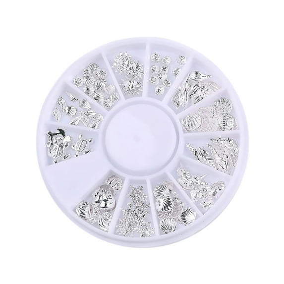 Kiplyki Nail Ornaments New Nail Stickers Nail Art DIY Decoration Metal Nail Stickers