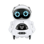 Kiplyki New Arrivals Pocket RC Robot Talking Interactive Dialogue Voice Recognitions Record Singing Dancing Telling Story Mini RC Robot Toys Gift