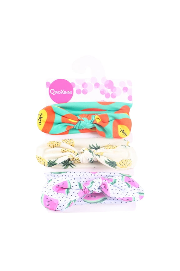New Arrivals Set for Baby 3PC Newborn Toddler Girls Boys Print Bow Headband Accessories