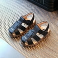 thumbnail image 1 of Kiplyki New Arrivals Toddler Shoes Children Boys Sandals Summer Hollow Causal Soft Bottom Flat Beach Shoes, 1 of 5