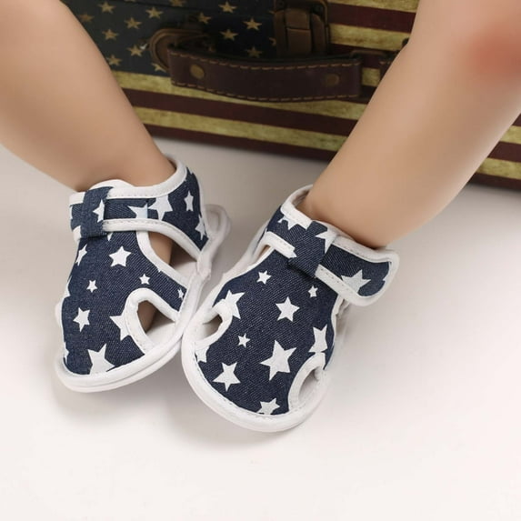 Kiplyki New Arrivals Toddler Shoes Girls and Boys Cute Sandals Printed Soft Sole Cutout Sandals