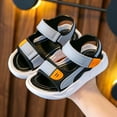 thumbnail image 1 of Kiplyki New Arrivals Toddler Shoes Summer Middle and Big Boys Outdoor Non-slip Soft-soled Beach Sandals, 1 of 5