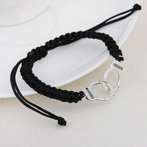 Kiplyki New Fashion Women Bracelet Punk Braided Handcuffs Gift Fine Jewelry