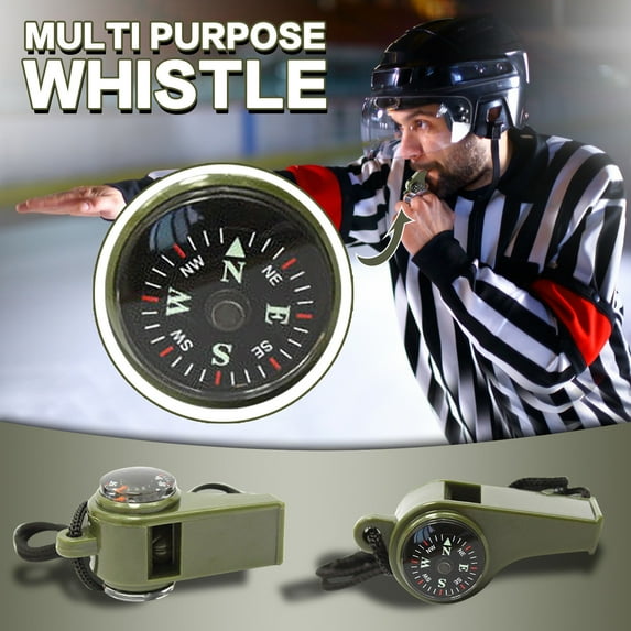 Kiplyki Outdoor Whistle, Lifesaving Belt, Compass,, Game Referee Whistle