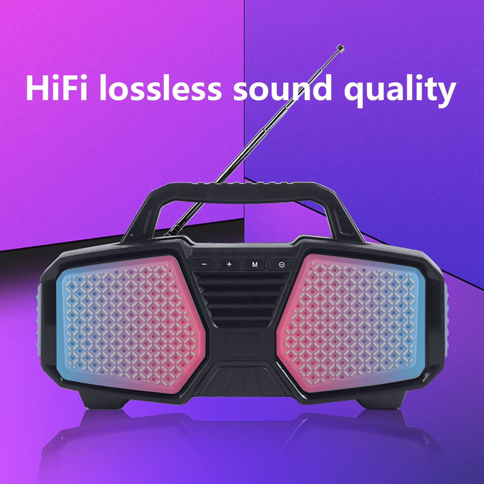 Kiplyki Portable Lights Bluetooth Audio Portable Speakers Indoor And