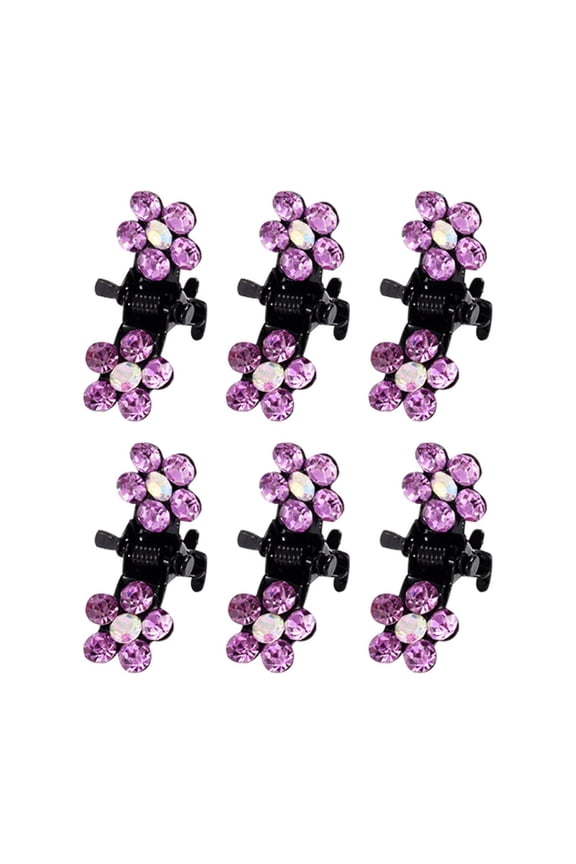Rhinestone Side Clip Small Hair Clip Hair Claw Sim-ple Bangs Clip Top Clip Hair