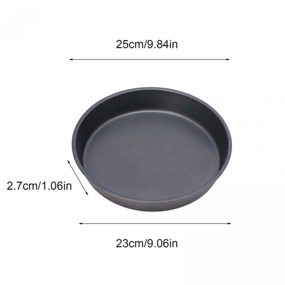 Kiplyki Round Shallow Pizza Pan Household Pizza Bakeware Mold Western Food Maker