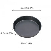 Kiplyki Round Shallow Pizza Pan Household Pizza Bakeware Mold Western Food Maker