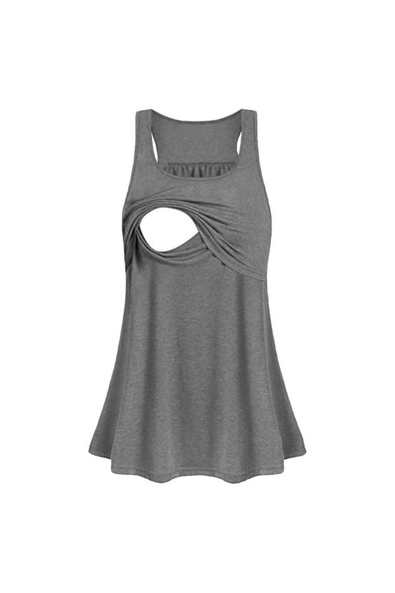 Save Big Womens Maternity Dress Clothes Vest Invisible Breastfeeding Skirt