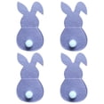 thumbnail image 1 of Kiplyki Set Of 4 Bunny Flatware Holders Easter Bunny Cutlery Bag Rabbit-Shape Cutlery Set With Tail, 1 of 1