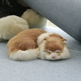 thumbnail image 1 of Kiplyki Simulation Cat Toy, Sleeping Kid Simulation Cat Plush Sound Toy Stuffed Doll Home Decoration Sportinggoods Deformation Model, 1 of 5