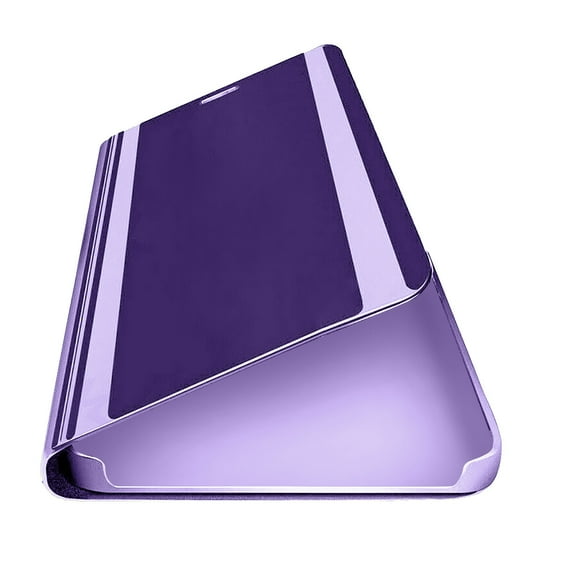 Kiplyki Smart Leather Flip Clear View Mirror Case Cover For iPhone 12 Pro Max 6.7in