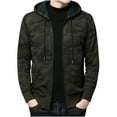 thumbnail image 1 of Kiplyki Spring Men's Hoodies Autumn/Winter New Style Velvet Hooded Long-sleeved Knitted Jacket, 1 of 2