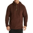 thumbnail image 1 of Kiplyki Spring Men's Hoodies Winter Double-faced Fleece Plus Size Hoodie Outdoor Solid Color Sweater, 1 of 8