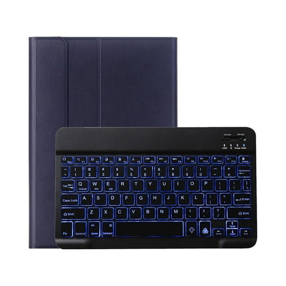 Kiplyki Suitable For IPad 7 / 8 / 9 Generation 10.2 (2019 / 2020 / 2021 / 10.5) Control Bluetooth Keyboard With Pen Slot Protective Cover