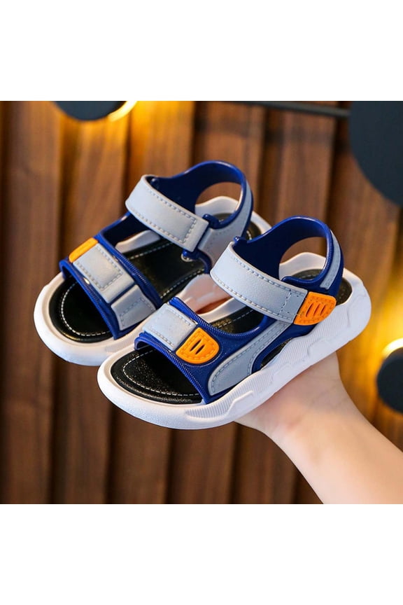 Summer Middle And Big Boys Outdoor Non-slip Soft-soled Beach Sandals