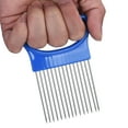 thumbnail image 1 of Kiplyki Tomato Onion Vegetables Slicer Cutting Aid Holder Guide Slicing Cutter Safe Fork, 1 of 9