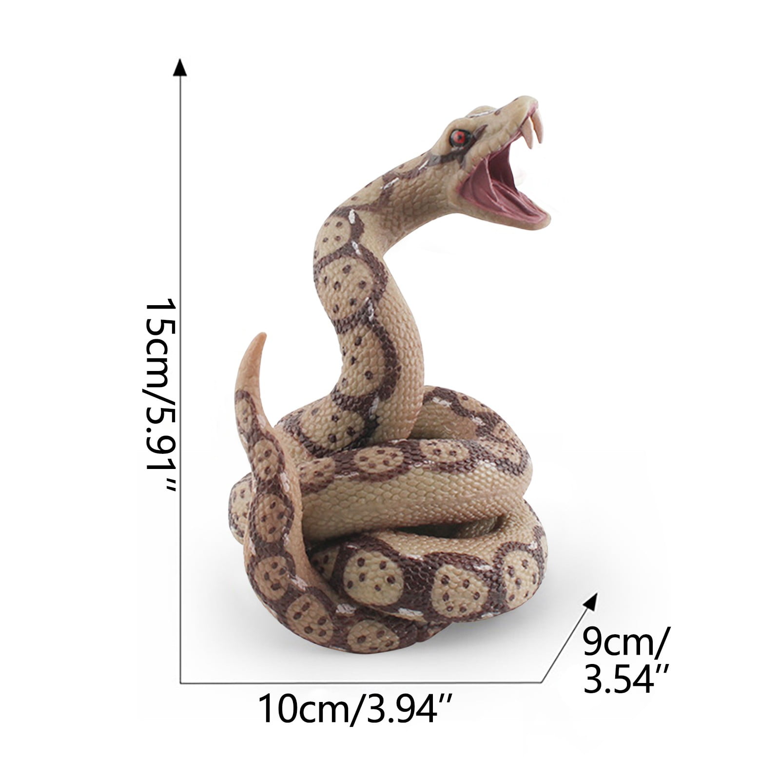 Kiplyki Toys Savings Realistic Fake Snakes Toy, Rubber Snake Figure ...