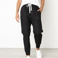 thumbnail image 1 of Kiplyki Trendy Pants for Women Solid High Waisted Pocket Wide Leg Pants Straight Baggy Trousers, 1 of 7
