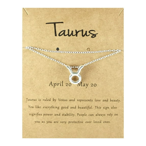 Kiplyki Twelve Constellation Anklet Alloy 12 Constellation Card Anklet