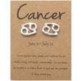 thumbnail image 1 of Kiplyki Twelve Constellation Earrings Brown Paper Card Constellation Card Earrings, 1 of 1