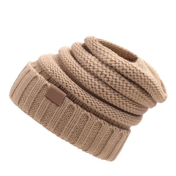 Kiplyki Unisex Hip Hop Hat Warm Winter Wool Knit Ski Beanie Skull Slouchy Caps Hat