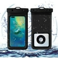 thumbnail image 1 of Kiplyki Universal Waterproof Phone Pouch IPX8 Waterproof Phone Case For Beach Underwater Cellphone Dry Bag With Lanyard Fits All Phones Up To 7.2IN, 1 of 7