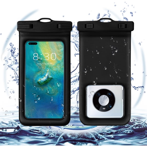Kiplyki Universal Waterproof Phone Pouch IPX8 Waterproof Phone Case For Beach Underwater Cellphone Dry Bag With Lanyard Fits All Phones Up To 7.2IN