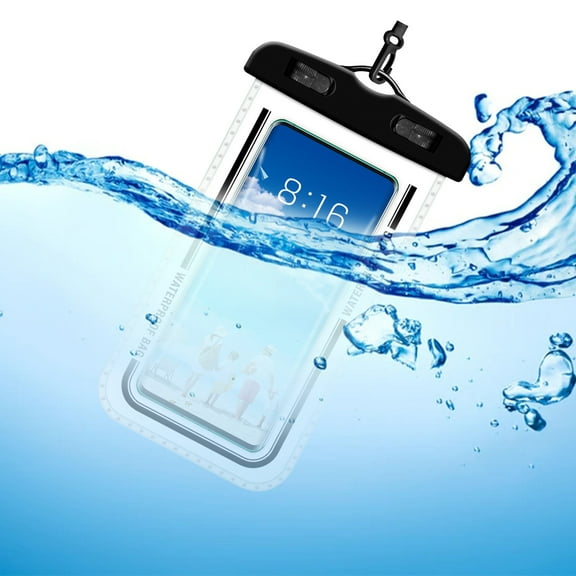 Kiplyki Waterproof Phone Case, Waterproof Phone Bag With Detachable Lanyard, Phone Dry Bag For IPhone 12/11/SE/XS/XR 8/7/6Plus, Samsung S21/20/10/10+