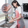 thumbnail image 1 of Kiplyki Waterproof Strip Apron Home Kitchen Cooking Adjustable Wipe Hands Pocket, 1 of 3