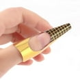 thumbnail image 1 of Kiplyki 100Pcs Nail Art Tips Extension Forms Guide French DIY Tool Acrylic UV Gel, 1 of 3