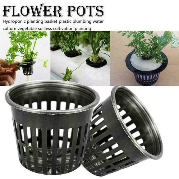 Kiplyki 10Pcs Garden Pond Plastic Planting Baskets New Fast