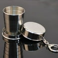 thumbnail image 1 of Kiplyki 10pcs Steel Travel Telescopic Collapsible Shot Glass Emergency Pocket Cup, 1 of 8