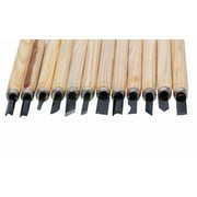 Kiplyki 12Pcs Wood Carving Hand Chisel Woodworking Tool Set Woodworkers Gouges
