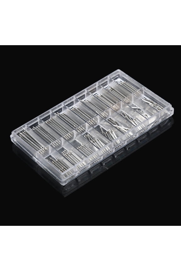 180pcs Stainless Steel Watch Band Spring Bars Strap Link Pins 8-25mm Repair Kit