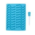 thumbnail image 1 of Kiplyki 20 Cavity Silicone Gummy Earthworm Chocolate Mold Candy Maker Jelly Moulds BU, 1 of 1